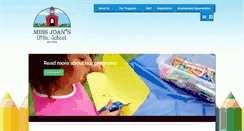 Desktop Screenshot of missjoanslittleschool.com