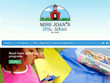 Tablet Screenshot of missjoanslittleschool.com